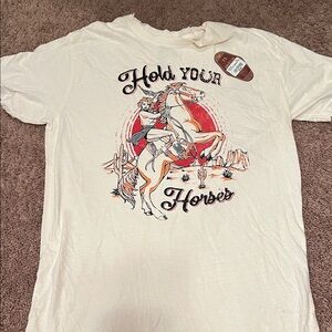 Cream Graphic T-Shirt